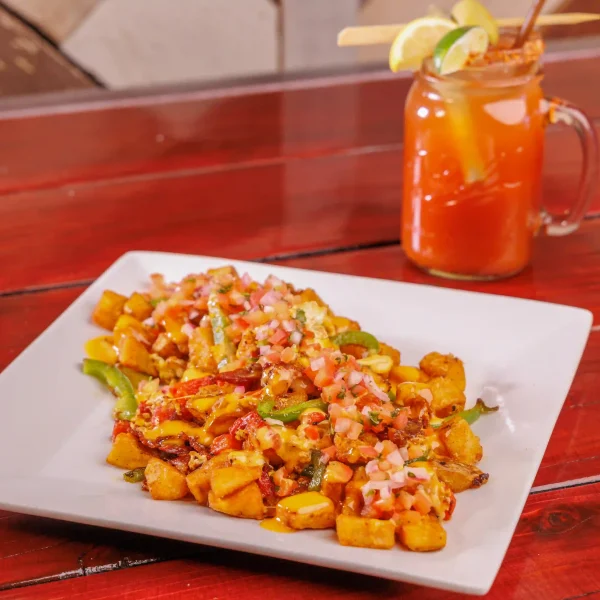 Bandit Breakfast Nachos